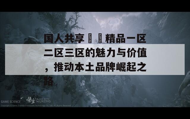国人共享國產精品一区二区三区的魅力与价值，推动本土品牌崛起之路