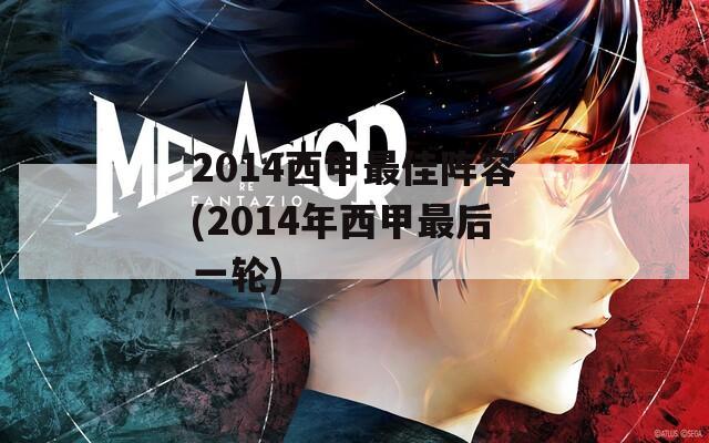 2014西甲最佳阵容(2014年西甲最后一轮)