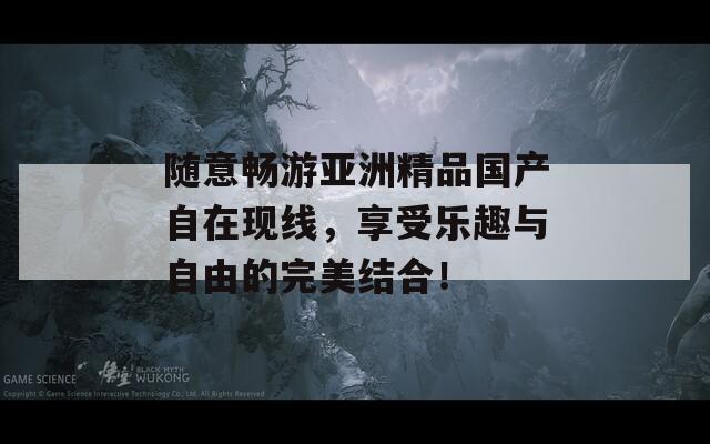 随意畅游亚洲精品国产自在现线，享受乐趣与自由的完美结合！