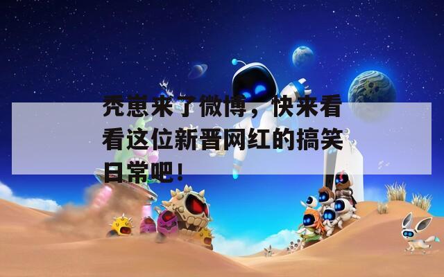 秃崽来了微博，快来看看这位新晋网红的搞笑日常吧！