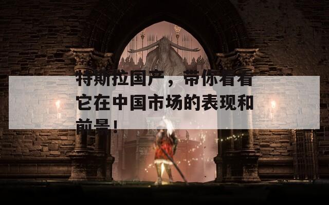 特斯拉国产，带你看看它在中国市场的表现和前景！